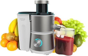 Cecotec Licuadora Orbital Juice&Fresh 400 Titan White. 400 W, 20000 RPM de Velocidad, Tamaño Compacto, 2 Velocidades, Disco con Recubrimiento de Titanio Negro, Sistema antigoteo, Jarra 350 ml